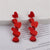 1 Pair Cute Bear Heart Shape Rose Arylic Christmas Valentine's Day Women's Drop Earrings