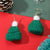 1 Pair Cute Christmas Christmas Hat Fabric Earrings