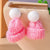 1 Pair Cute Christmas Hat Knit Zinc Alloy Drop Earrings