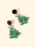 1 Pair Cute Christmas House Enamel Arylic Drop Earrings