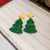 1 Pair Cute Christmas House Enamel Arylic Drop Earrings