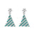 1 Pair Cute Christmas Tree Alloy Ear Studs