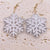 1 Pair Cute Christmas Tree Santa Claus Snowman Arylic Drop Earrings