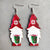 1 Pair Cute Christmas Tree Snowman Wood Drop Earrings