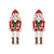 1 Pair Cute Funny Classic Style Cartoon Character Nutcracker Inlay Alloy Seed Bead Drop Earrings