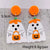 1 Pair Cute Funny Pumpkin Cat Ghost Arylic Drop Earrings