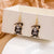 1 Pair Cute Pumpkin Spider Ghost Enamel Alloy Drop Earrings