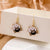 1 Pair Cute Pumpkin Spider Ghost Enamel Alloy Drop Earrings