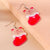 1 Pair Cute Santa Claus Snowman Zinc Alloy Drop Earrings