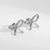 1 Pair Cute Simple Style Classic Style Bow Knot Plating Stainless Steel 18k Gold Plated Ear Studs