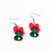 1 Pair Cute Simple Style Snowman Resin Drop Earrings