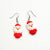 1 Pair Cute Simple Style Snowman Resin Drop Earrings