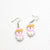 1 Pair Cute Simple Style Snowman Resin Drop Earrings