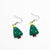 1 Pair Cute Simple Style Snowman Resin Drop Earrings