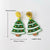 1 Pair Cute Streetwear Cartoon Character Christmas Tree Letter Arylic Drop Earrings