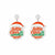 1 Pair Cute Streetwear Cartoon Character Christmas Tree Letter Arylic Drop Earrings