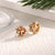 1 Pair Cute Sweet Bow Knot Snowflake Elk Enamel Plating Alloy Ear Studs