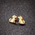 1 Pair Cute Sweet Korean Style Animal Plating Stainless Steel 18k Gold Plated Ear Studs