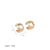 1 Pair Elegant C Shape Heart Shape Polishing Plating Copper 18k Gold Plated White Gold Plated Ear Studs