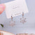 1 Pair Elegant Christmas Tree Plating Copper Ear Studs