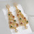 1 Pair Elegant Christmas Tree Plating Copper Ear Studs