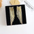 1 Pair Elegant Exaggerated Tassel Heart Shape Plating Titanium Steel 18k Gold Plated Drop Earrings