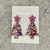 1 Pair Elegant Lady Christmas Tree Star Arylic Drop Earrings