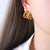 1 Pair Elegant Luxurious Baroque Style Geometric Plating Inlay Stainless Steel Artificial Pearls Rhinestones 18k Gold Plated Earrings