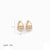 1 Pair Elegant Luxurious Heart Shape Flower Snowflake Polishing Plating Inlay Copper Zircon 18k Gold Plated Ear Studs