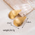 1 Pair Elegant Luxurious Water Droplets Heart Shape Solid Color Irregular Plating Stainless Steel 18k Gold Plated Drop Earrings