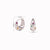 1 Pair Elegant Retro U Shape Sterling Silver Plating Inlay Zircon White Gold Plated Gold Plated Earrings