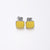 1 Pair Elegant Simple Style Geometric Plating Inlay Stainless Steel Artificial Rhinestones Gold Plated Silver Plated Ear Studs