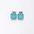 1 Pair Elegant Simple Style Geometric Plating Inlay Stainless Steel Artificial Rhinestones Gold Plated Silver Plated Ear Studs