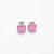 1 Pair Elegant Simple Style Geometric Plating Inlay Stainless Steel Artificial Rhinestones Gold Plated Silver Plated Ear Studs