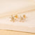 1 Pair Elegant Sweet Swan Flower Butterfly Plating Inlay Copper Zircon Gold Plated Ear Studs