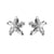 1 Pair Exaggerated Artistic Starfish Plating Alloy Titanium Steel Gold Plated Silver Plated Ear Studs