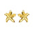 1 Pair Exaggerated Artistic Starfish Plating Alloy Titanium Steel Gold Plated Silver Plated Ear Studs