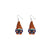 1 Pair Exaggerated Halloween Pattern Pumpkin Cat Wood Ear Hook