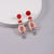 1 Pair Exaggerated Novelty Cartoon Character Plating Alloy Drop Earrings