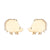 1 Pair Fashion Animal Titanium Steel Plating Ear Studs