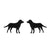 1 Pair Fashion Animal Titanium Steel Plating Ear Studs