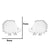 1 Pair Fashion Animal Titanium Steel Plating Ear Studs