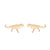 1 Pair Fashion Animal Titanium Steel Plating Ear Studs