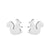 1 Pair Fashion Animal Titanium Steel Plating Ear Studs