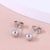 1 Pair Fashion Ball Plating Stainless Steel Ear Studs