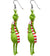 1 Pair Fashion Cartoon Character Carving Arylic Drop Earrings