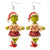 1 Pair Fashion Cartoon Character Carving Arylic Drop Earrings