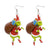 1 Pair Fashion Cartoon Character Carving Arylic Drop Earrings