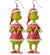 1 Pair Fashion Cartoon Character Carving Arylic Drop Earrings