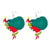 1 Pair Fashion Cartoon Character Carving Arylic Drop Earrings